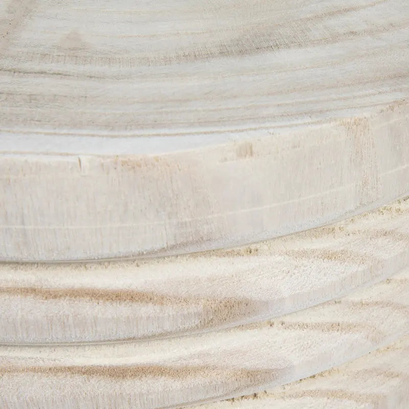 Paulownia Wood Carved Stool