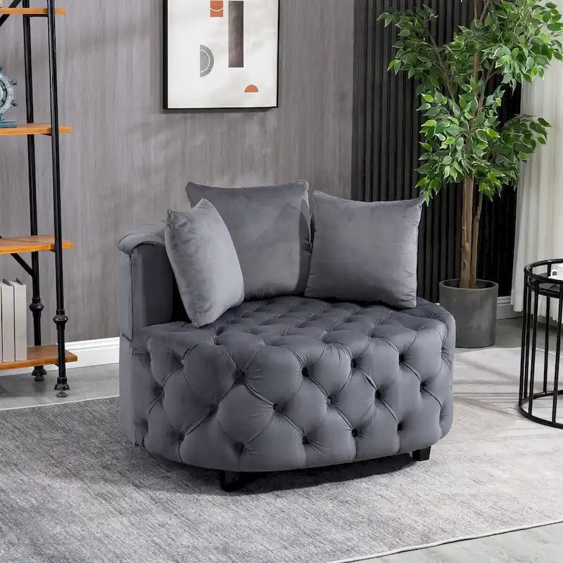 Poltrona di design / Poltrona classica a botte per soggiorno / Poltrona moderna per il tempo libero
