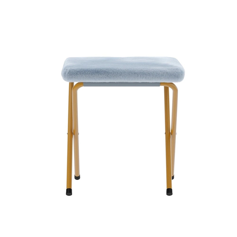 Übergroßer klappbarer Polster-Saucer-Sessel mit Hocker