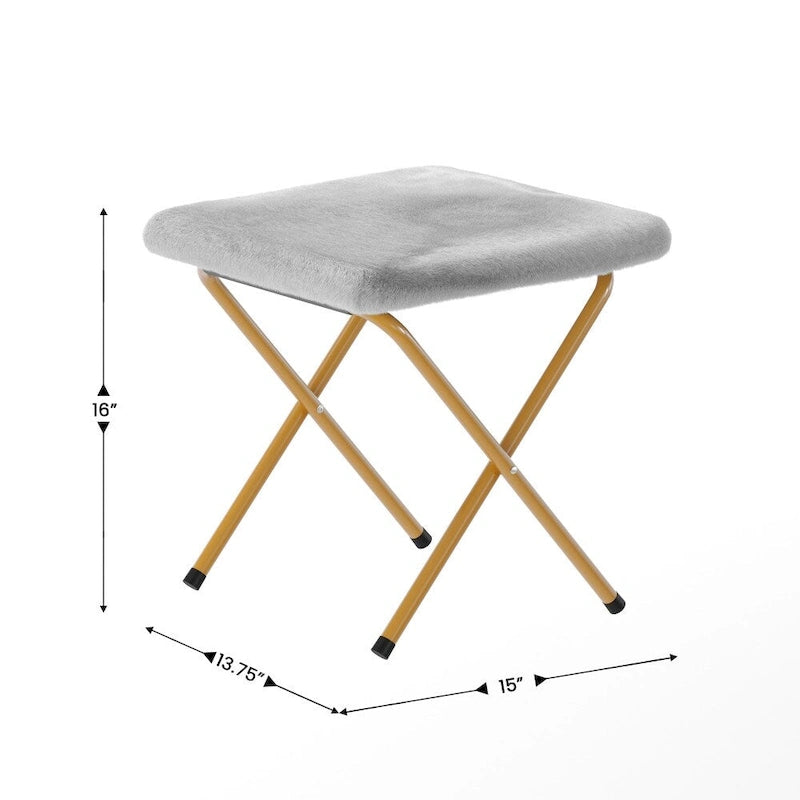 Übergroßer klappbarer Polster-Saucer-Sessel mit Hocker