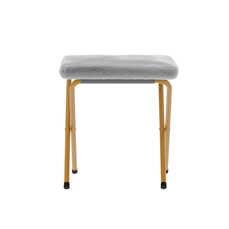 Übergroßer klappbarer Polster-Saucer-Sessel mit Hocker