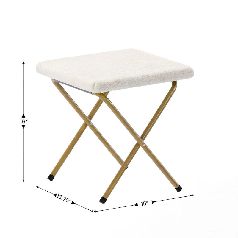 Übergroßer klappbarer Polster-Saucer-Sessel mit Hocker