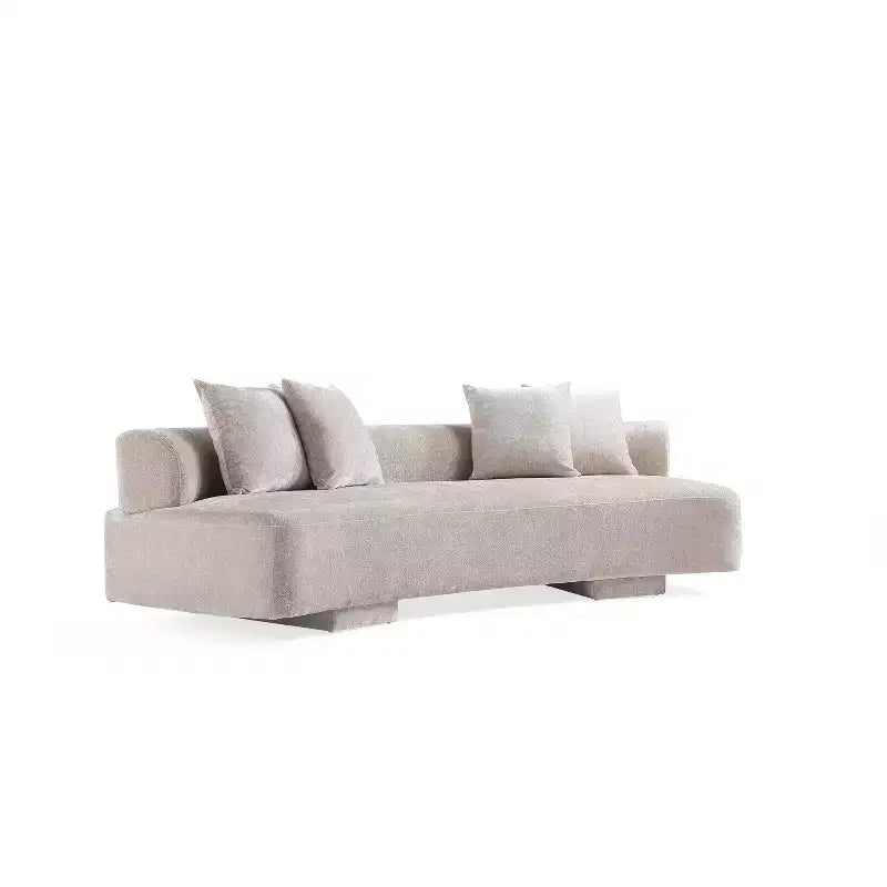 Manhattan Comfort 2pc Verandah Chenille Upholstered 112" Sofa and 90.6" Sofa Set