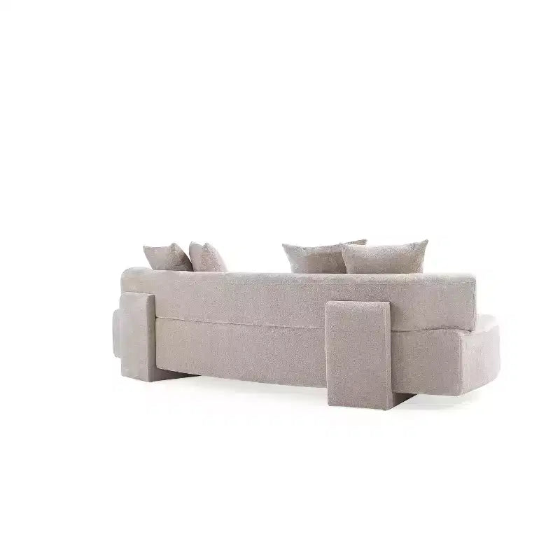 Manhattan Comfort 2pc Verandah Chenille Upholstered 112" Sofa and 90.6" Sofa Set