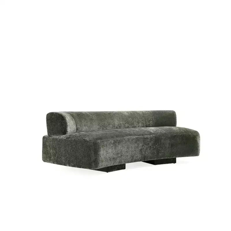 Manhattan Comfort 2pc Verandah Chenille Upholstered 112" Sofa and 90.6" Sofa Set