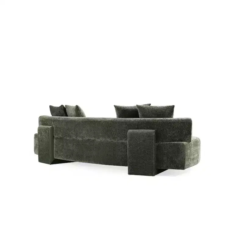 Manhattan Comfort 2pc Verandah Chenille Upholstered 112" Sofa and 90.6" Sofa Set