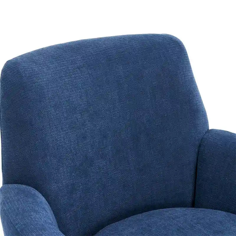 Poltrona accent girevole con base in acciaio inossidabile