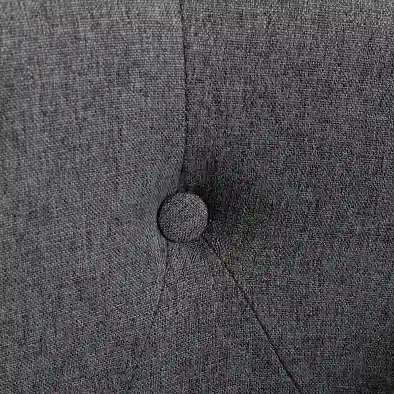 Poltrona a botte trapuntata in similpelle, poltrona club per soggiorno, camera da letto