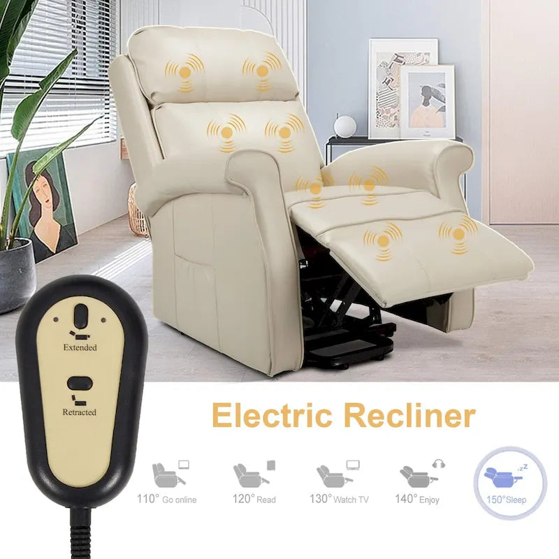 Poltrona reclinabile con sollevamento elettrico AECOJOY