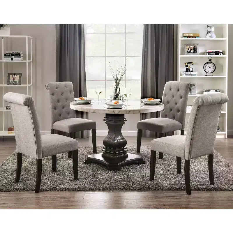 Set da pranzo Buckley da 5 pezzi - HOMES: Inside + Out: Piano in marmo
