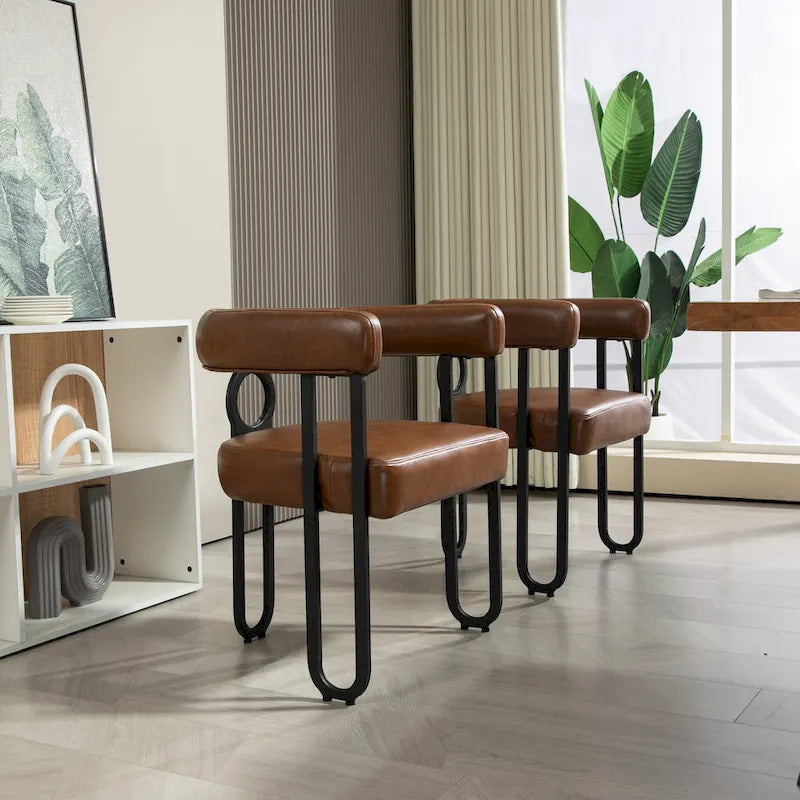 Contemporary Designed Upholstered Accent Chair set of 2