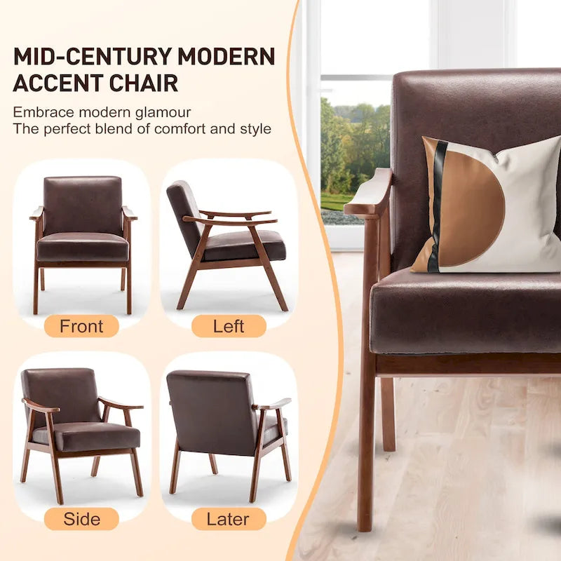 Sedia Mid-Century Modern, Sedia da soggiorno