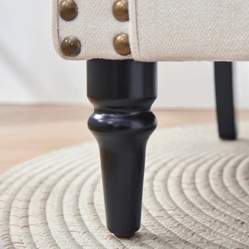 Set di 2 poltrone classiche imbottite
