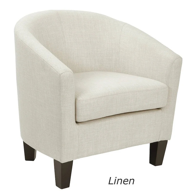 Poltrona Ethan Mid Century con Gambe Espresso Scuro