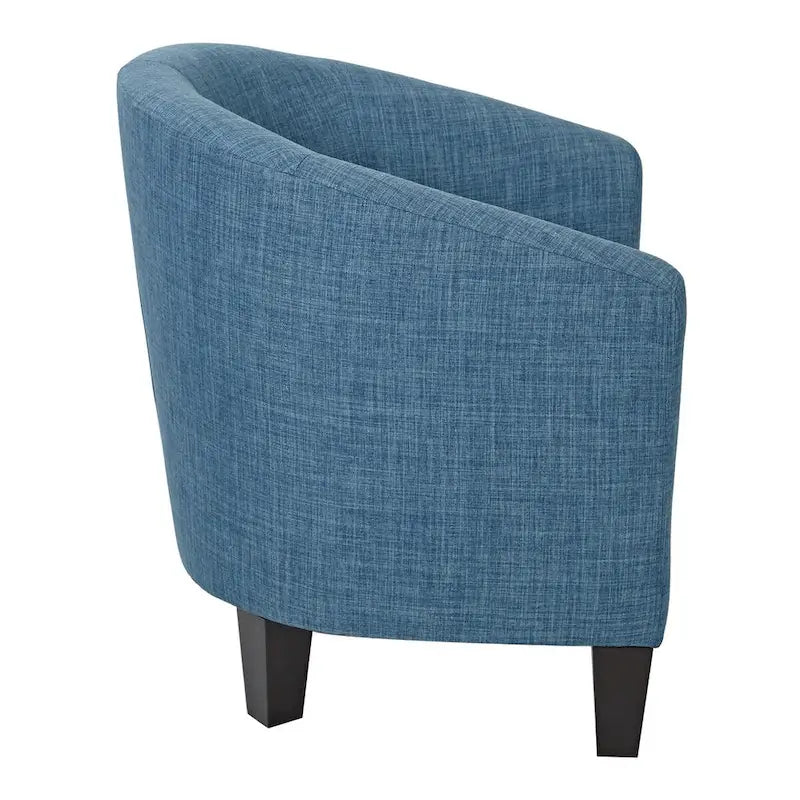 Poltrona Ethan Mid Century con Gambe Espresso Scuro