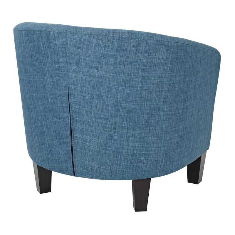 Poltrona Ethan Mid Century con Gambe Espresso Scuro
