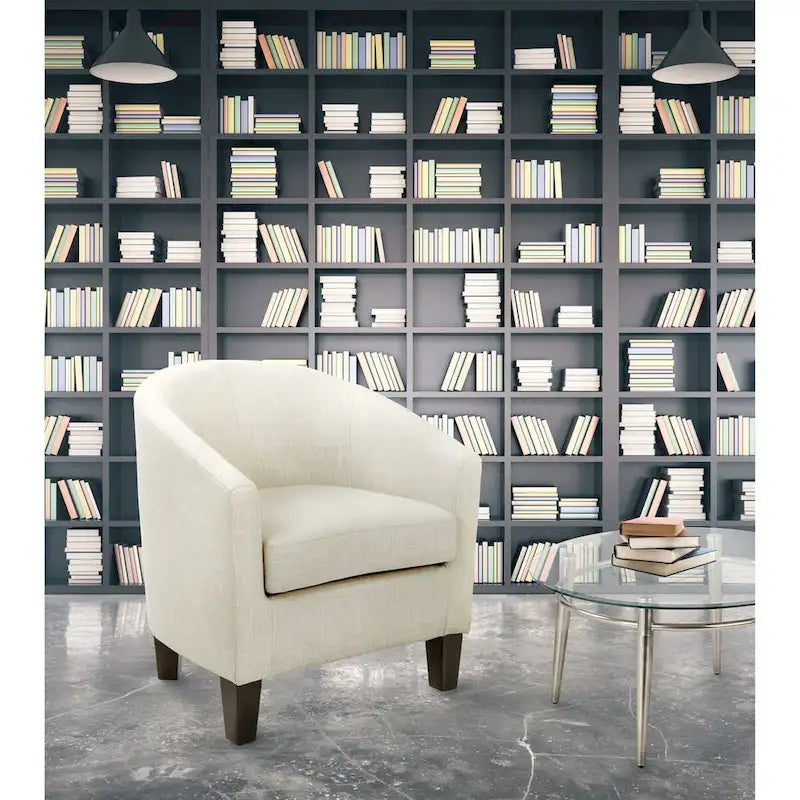 Poltrona Ethan Mid Century con Gambe Espresso Scuro
