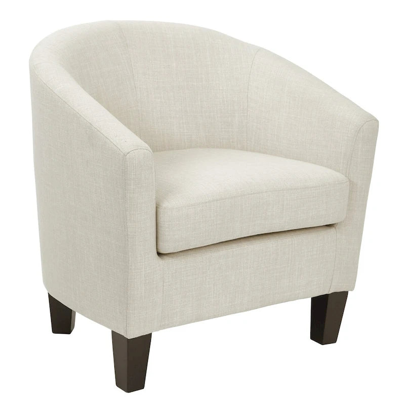Poltrona Ethan Mid Century con Gambe Espresso Scuro