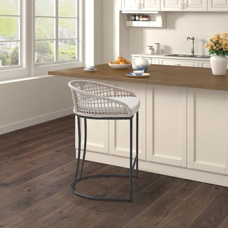 Madison Park Carmel geweven barkruk 25