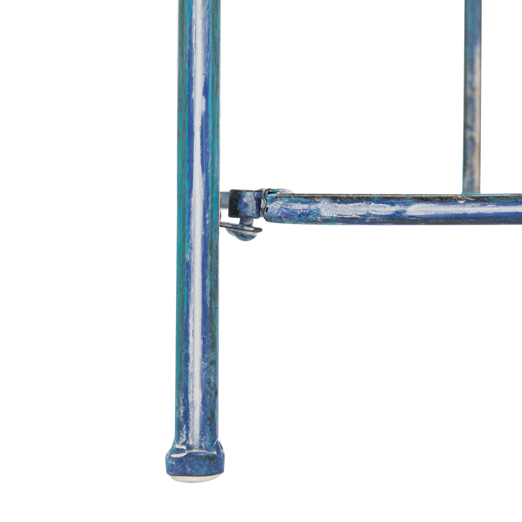 Scaffale portateglie da esterno SAFAVIEH Bryn in ferro battuto in stile vittoriano a 4 ripiani - 25 In. W x 15 In. D x 63 In. H - 25W x 15D x 63H