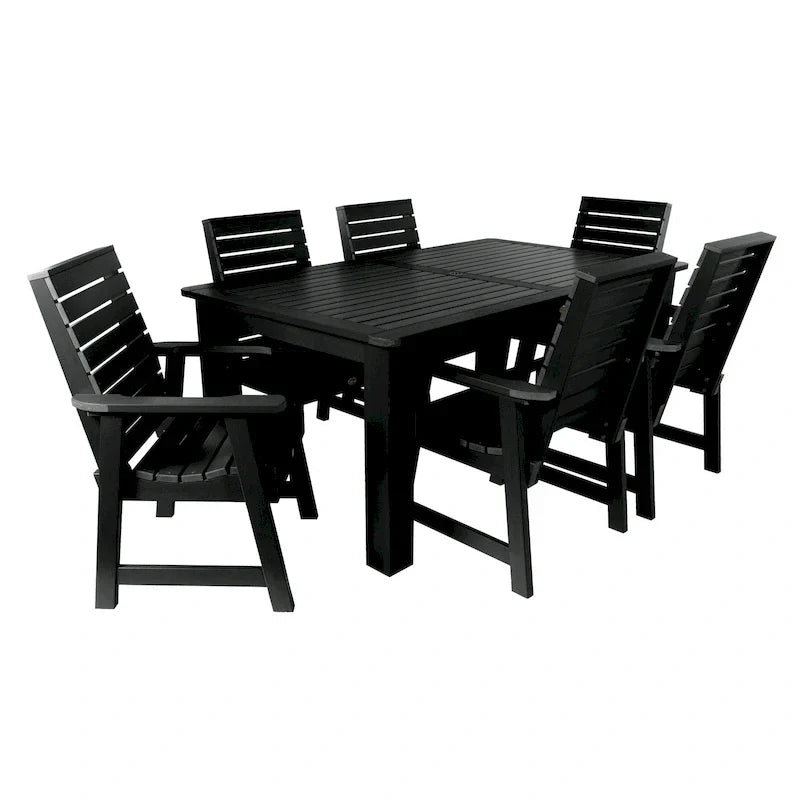 Set da pranzo da esterno HIGHWOOD PROFESSIONAL da 7 pezzi, 42x72